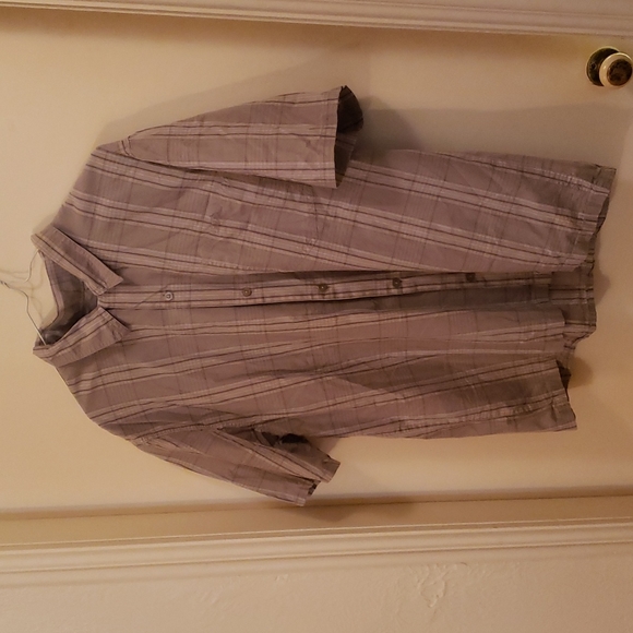 Calvin Klein Jeans Men's Button Down Short Sleeve Shirt Size L - Picture 7 of 10